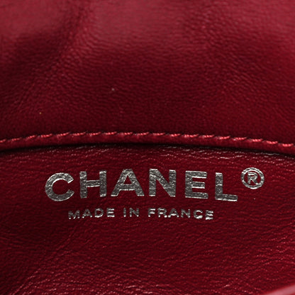 Chanel Lambskin Quilted Mini Mineral Nights Flap Crossbody Bag Dark Red 5 of 25