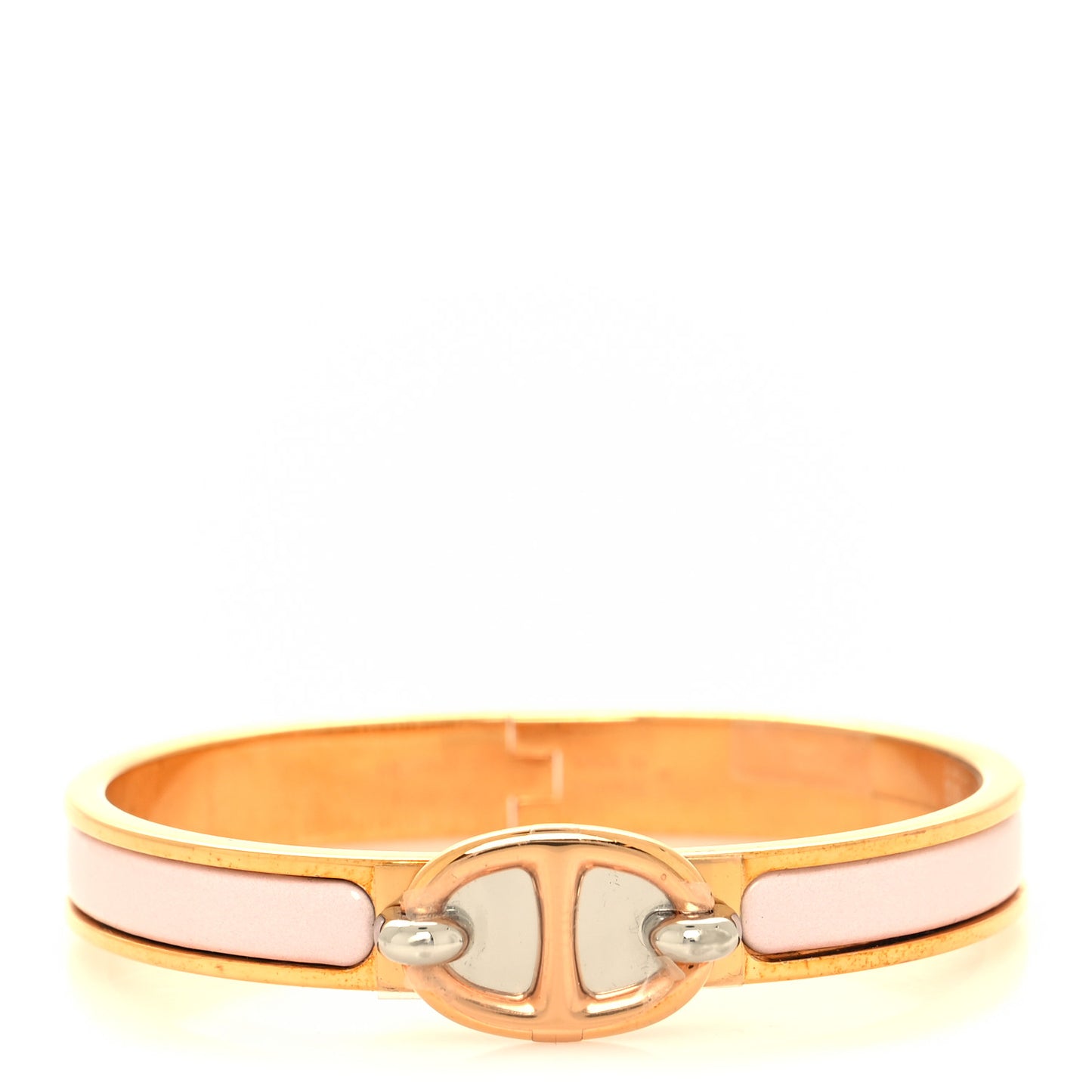 Enamel Mini Clic Chaine d'Ancre Bracelet PM Rose Candeur