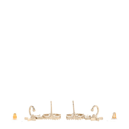 Chanel Crystal Star 5 CC Earrings Gold 3 of 5