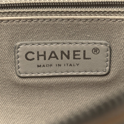 Chanel Caviar Quilted Jumbo Easy Flap Dark White White 6 of 12