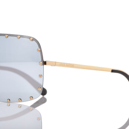 Louis Vuitton The Party Square Sunglasses Z2372W Silver 7 of 9