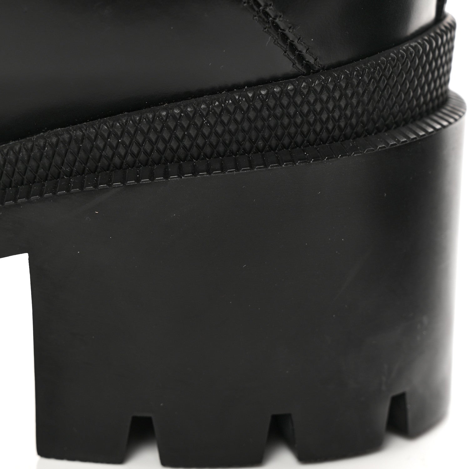 Gucci Calfskin Sylvie Web Womens Lace Up Combat Boots 40.5 Black 12 of 12