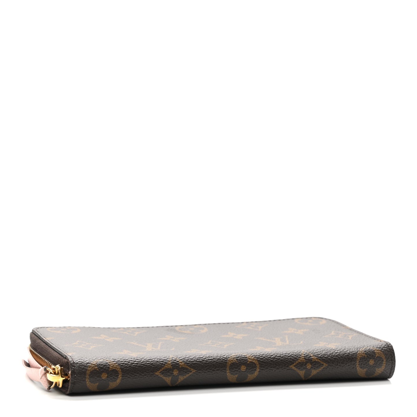 Monogram Clemence Wallet Rose Ballerine