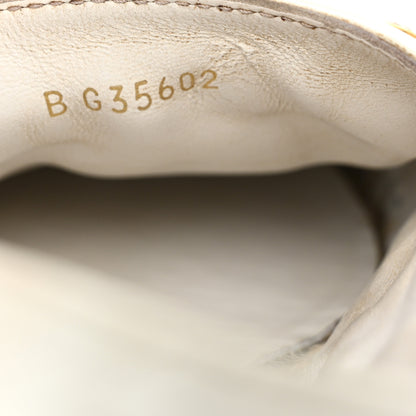 Chanel Patent Calfskin Crystal CC Espadrilles 37 White Black 8 of 16