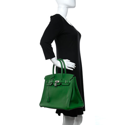 Hermes Epsom Birkin 35 Vert Bengale 2 of 11