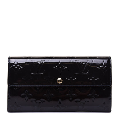 Louis Vuitton Vernis Sarah Wallet Blue Infini 1 of 7