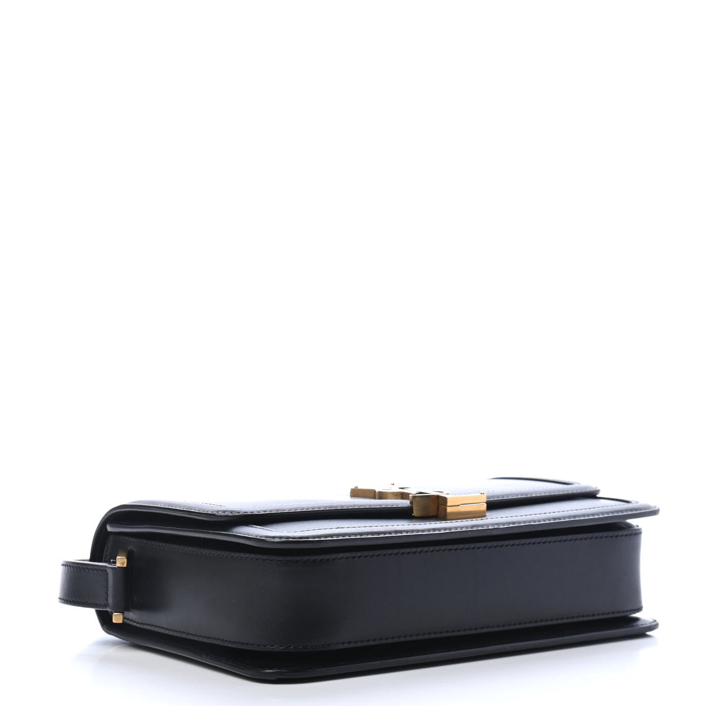 Box Calfskin Monogram Medium Solferino Satchel Black