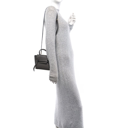 Celine Grained Calfskin Pico Belt Bag Grey 2 of 14