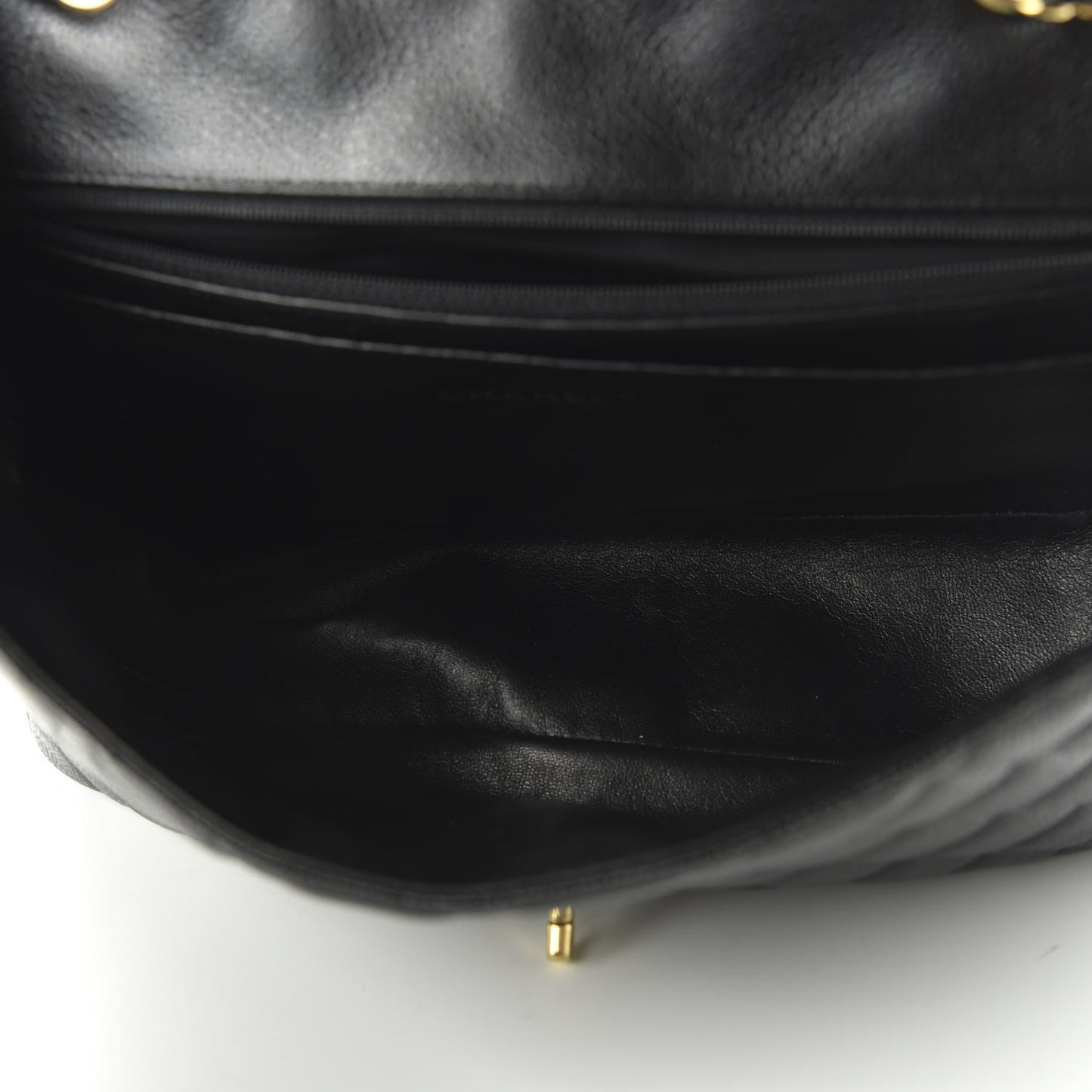 Caviar Quilted Jumbo Single Flap Black