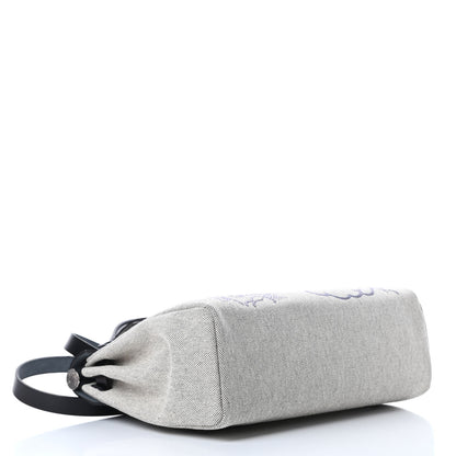 Hermes Vache Hunter Toile Pegase Pop Herbag Zip Retourne 31 PM Bleu Indigo 5 of 12