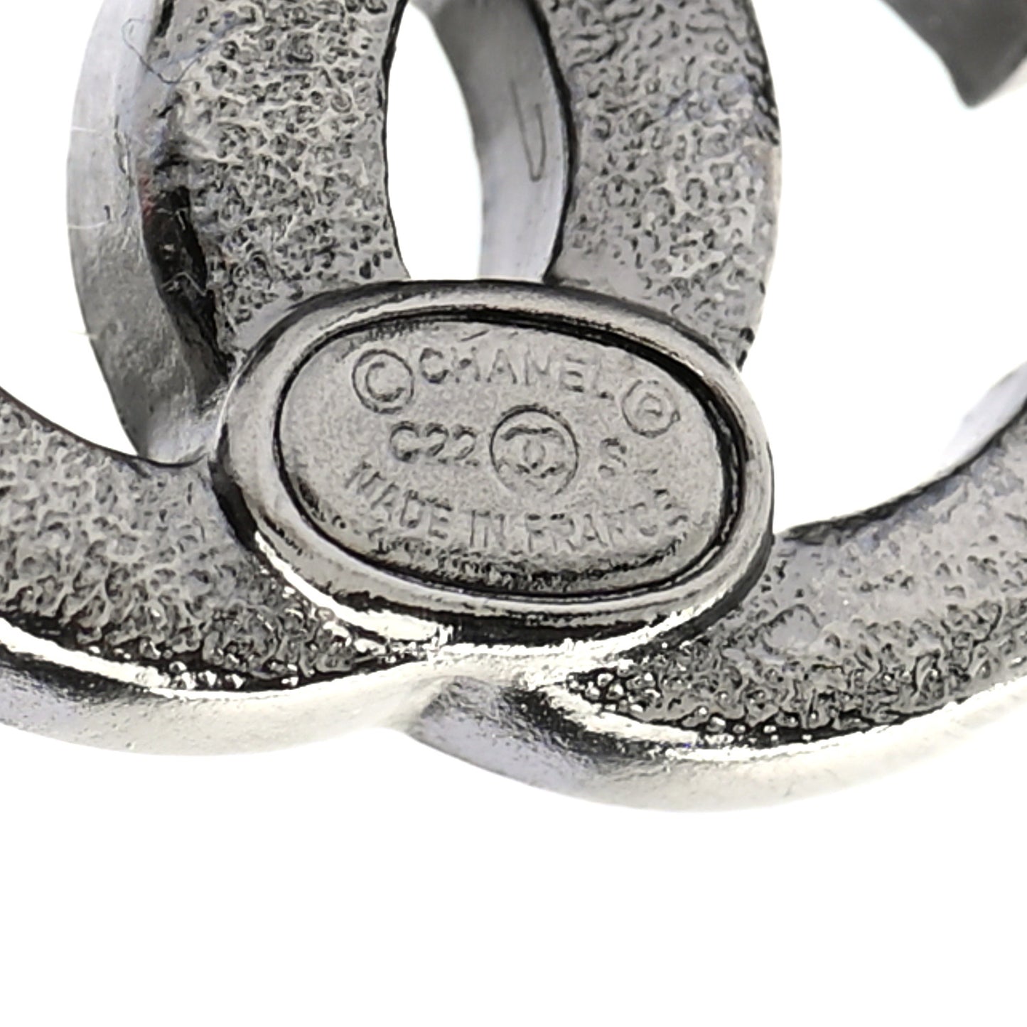 Ruthenium Crystal CC Earrings Multicolor