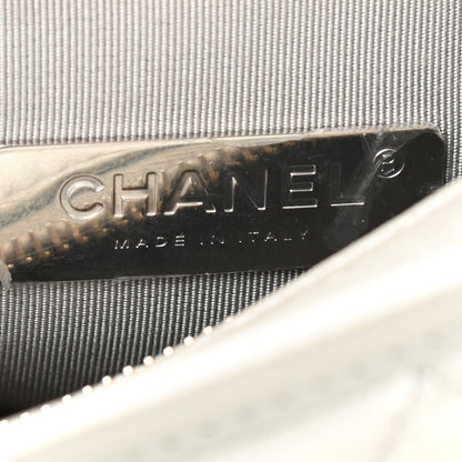 Chanel Metallic Aged Calfskin Quilted Small Gabrielle Hobo Silver 6 of 12