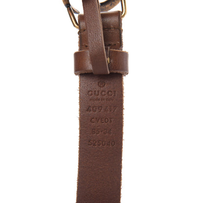 Gucci Faded Calfskin Double G 20mm Belt 85 34 Cuir 3 of 4