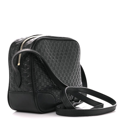 Gucci Microguccissima Mini Bree Messenger Bag Black 3 of 11