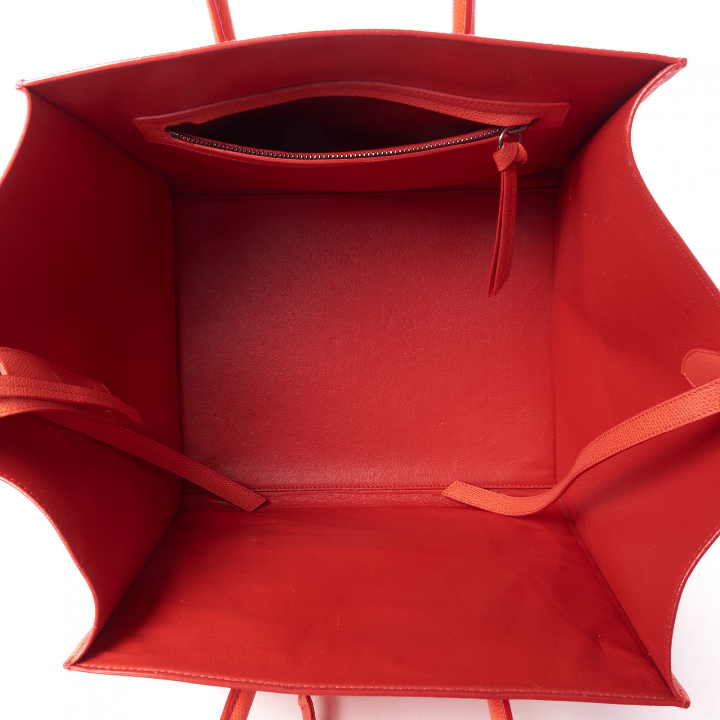 Grained Calfskin Medium Phantom Luggage Coral