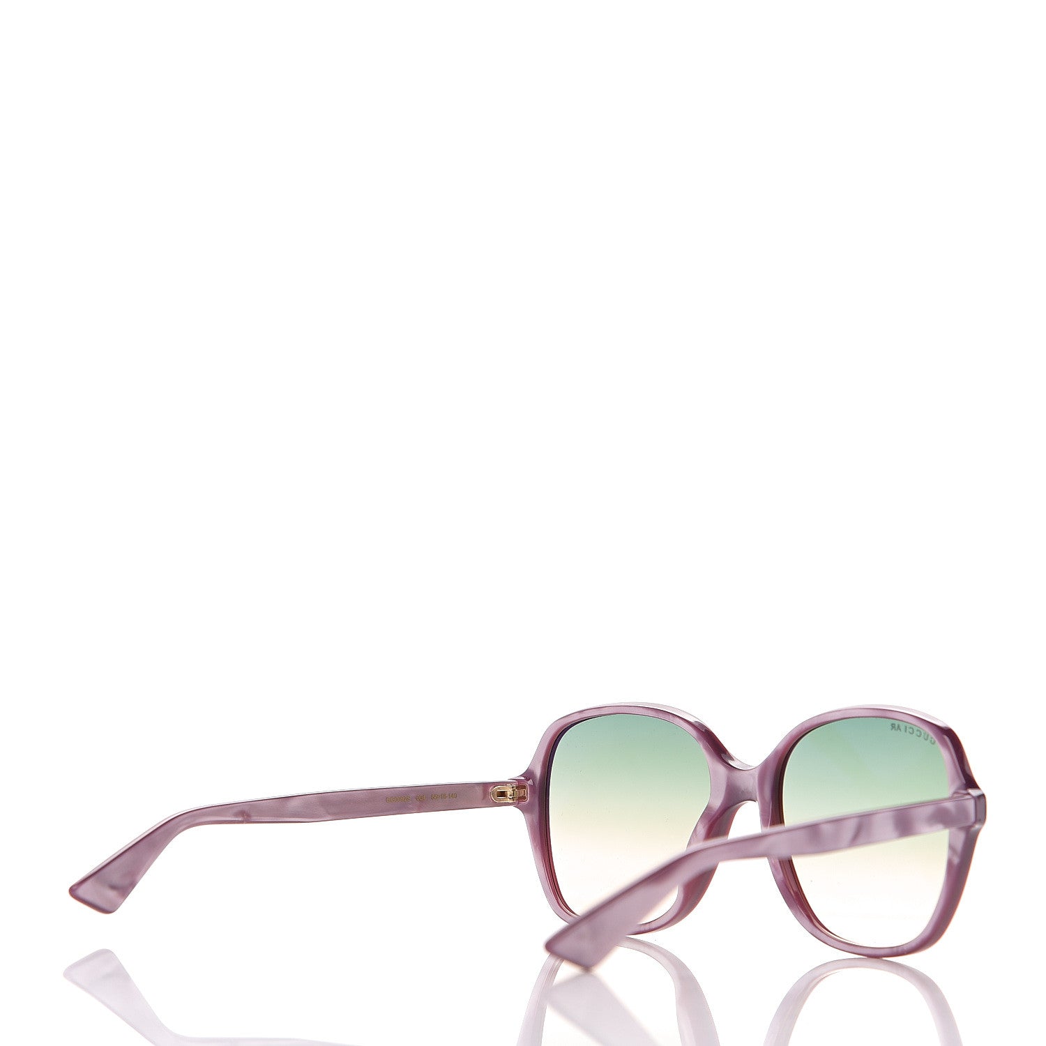 Gucci Acetate Square Frame GG0092S Sunglasses Purple 4 of 7