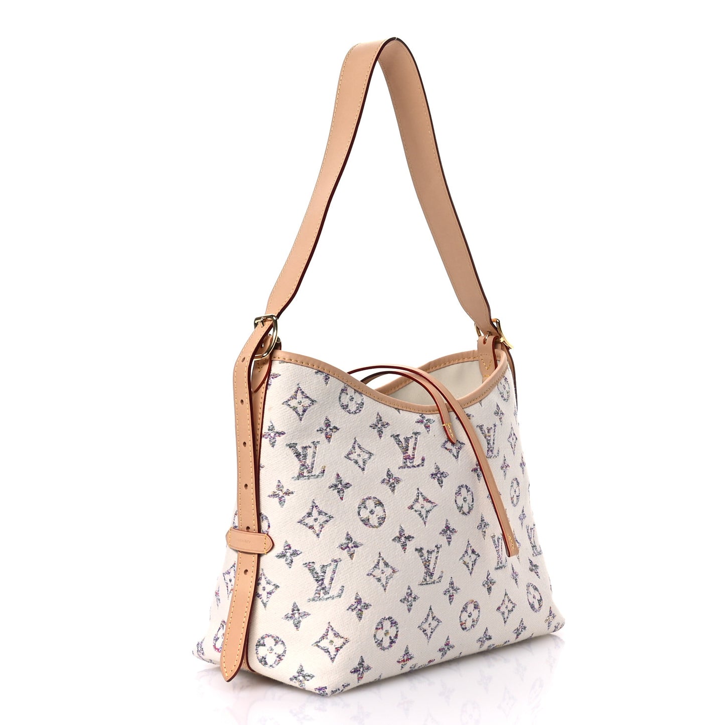 Monogram Jacquard CarryAll PM Multicolor Beige