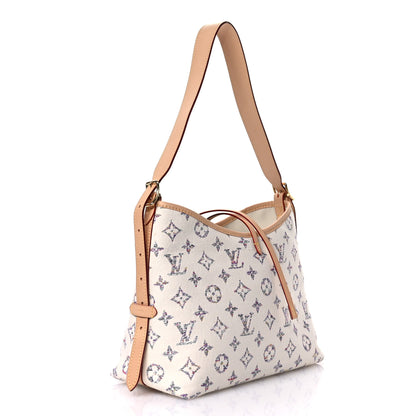 Louis Vuitton Monogram Jacquard CarryAll PM Multicolor Beige 4 of 12