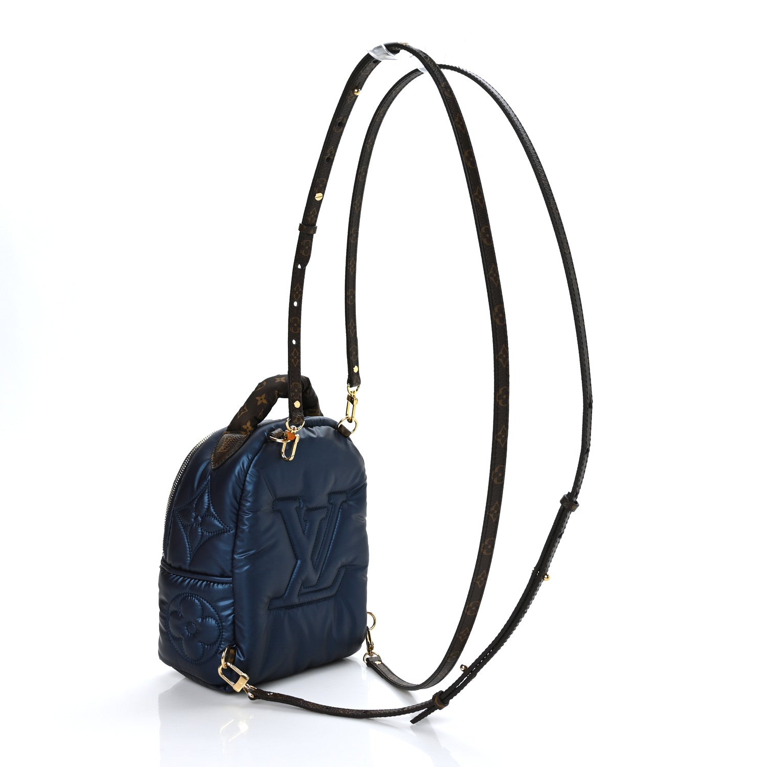 Louis Vuitton Econyl Mini Monogram Pillow Palm Springs Backpack Mini Navy 3 of 8
