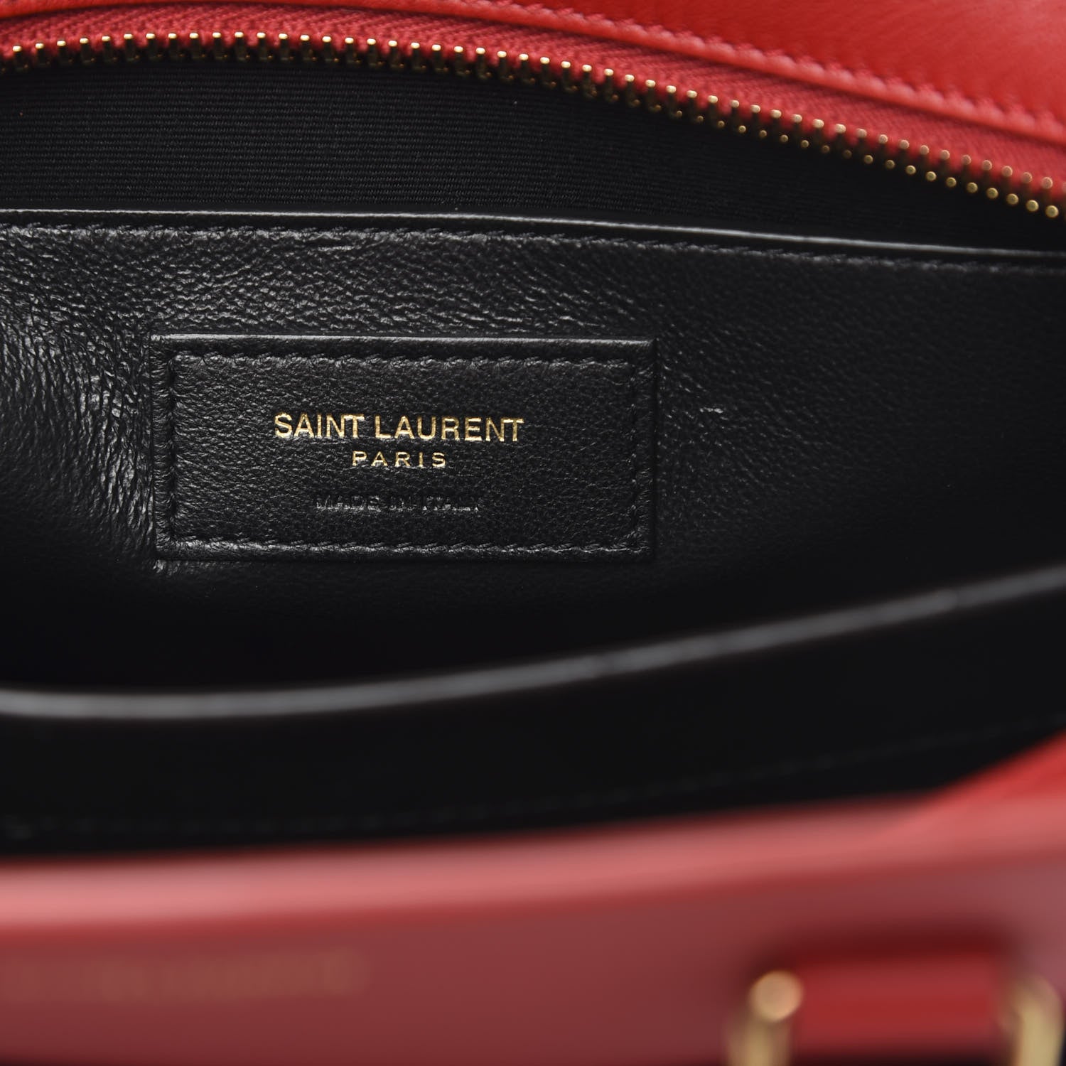 Saint Laurent Smooth Calfskin Small East Side Tote Rouge Eros 6 of 13