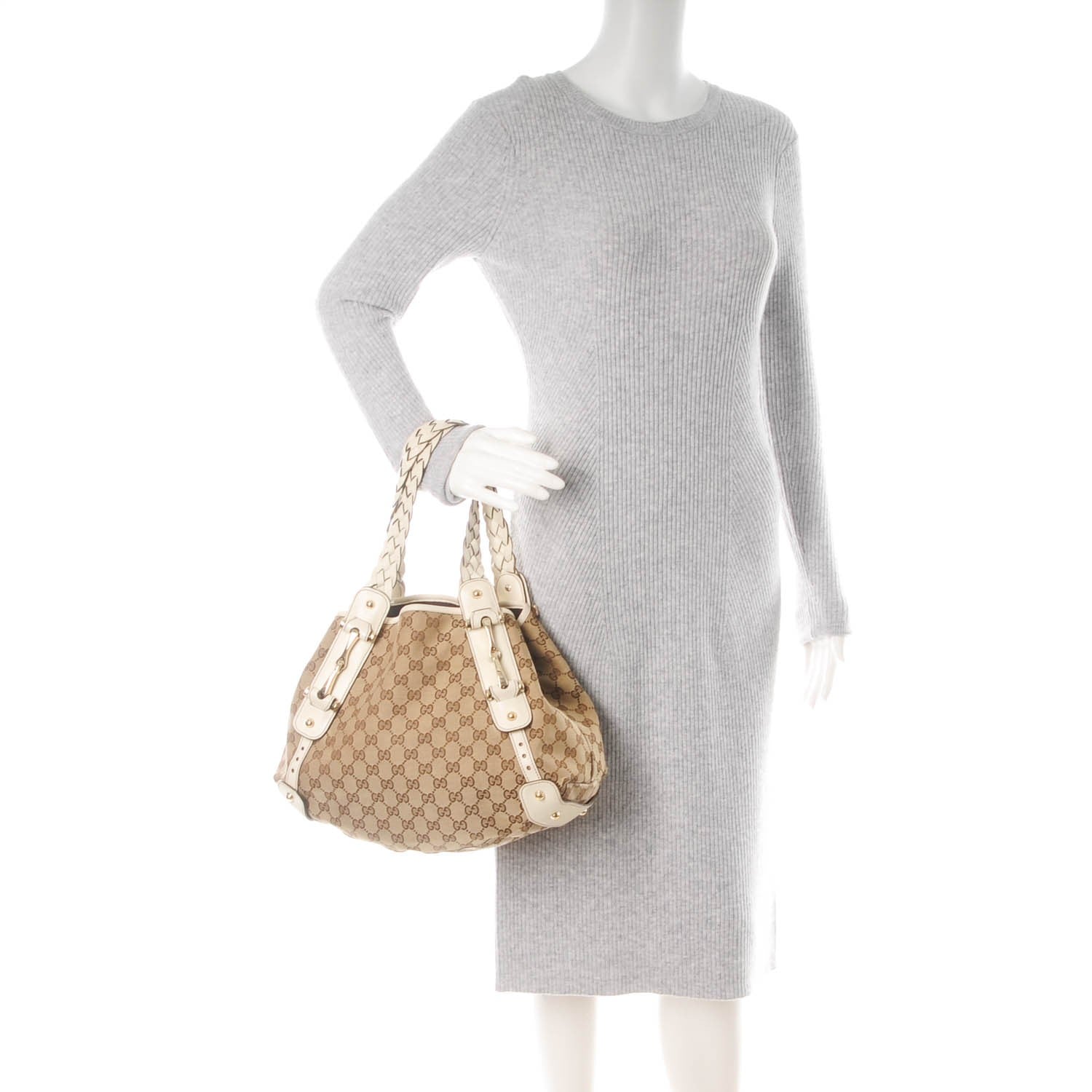 Gucci Monogram Small Pelham Shoulder Bag Off White 2 of 7