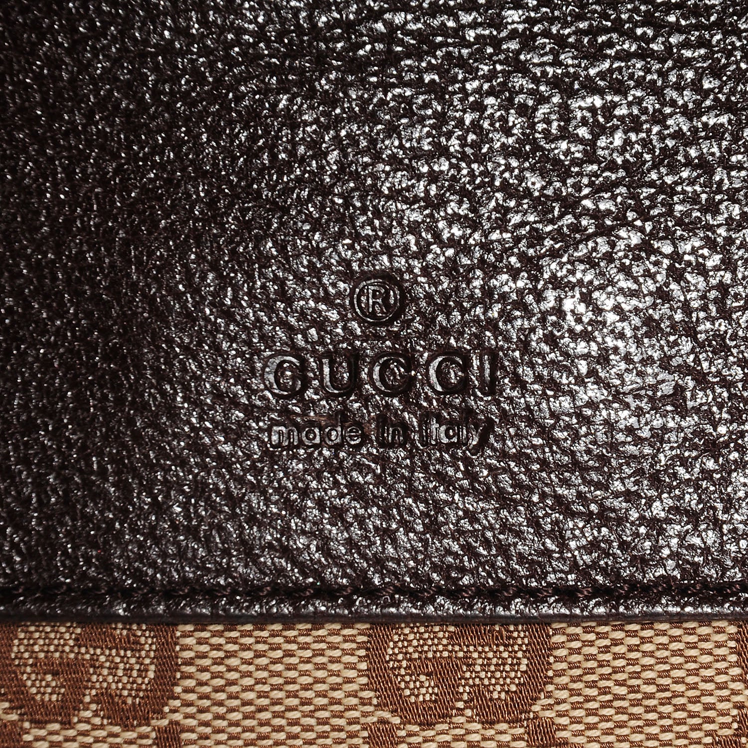 Gucci GG Monogram Double Pocket Belt Bag Dark Brown 6 of 9