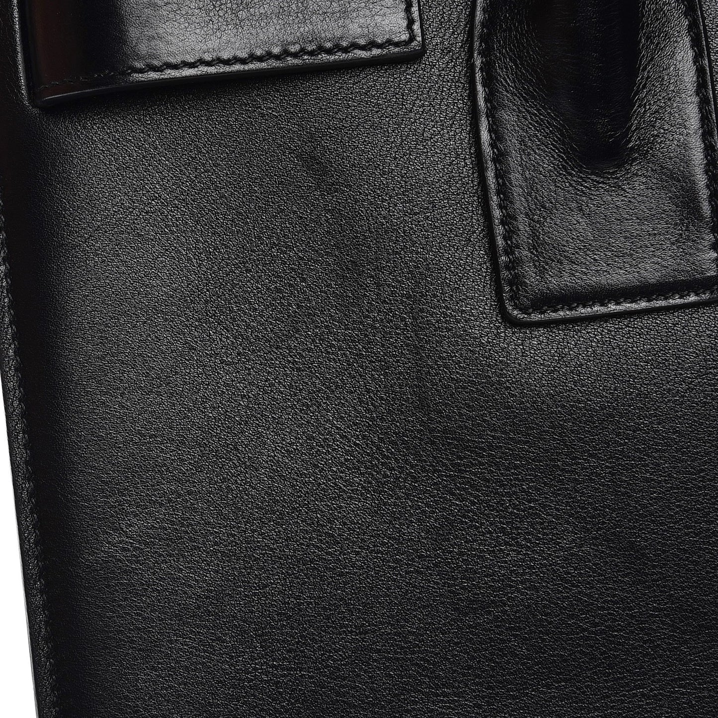 Calfskin Small Sac De Jour Black