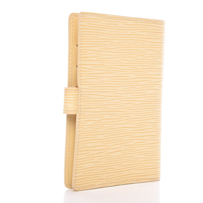 Louis Vuitton Epi Small Ring Agenda Cover Vanilla 3 of 10