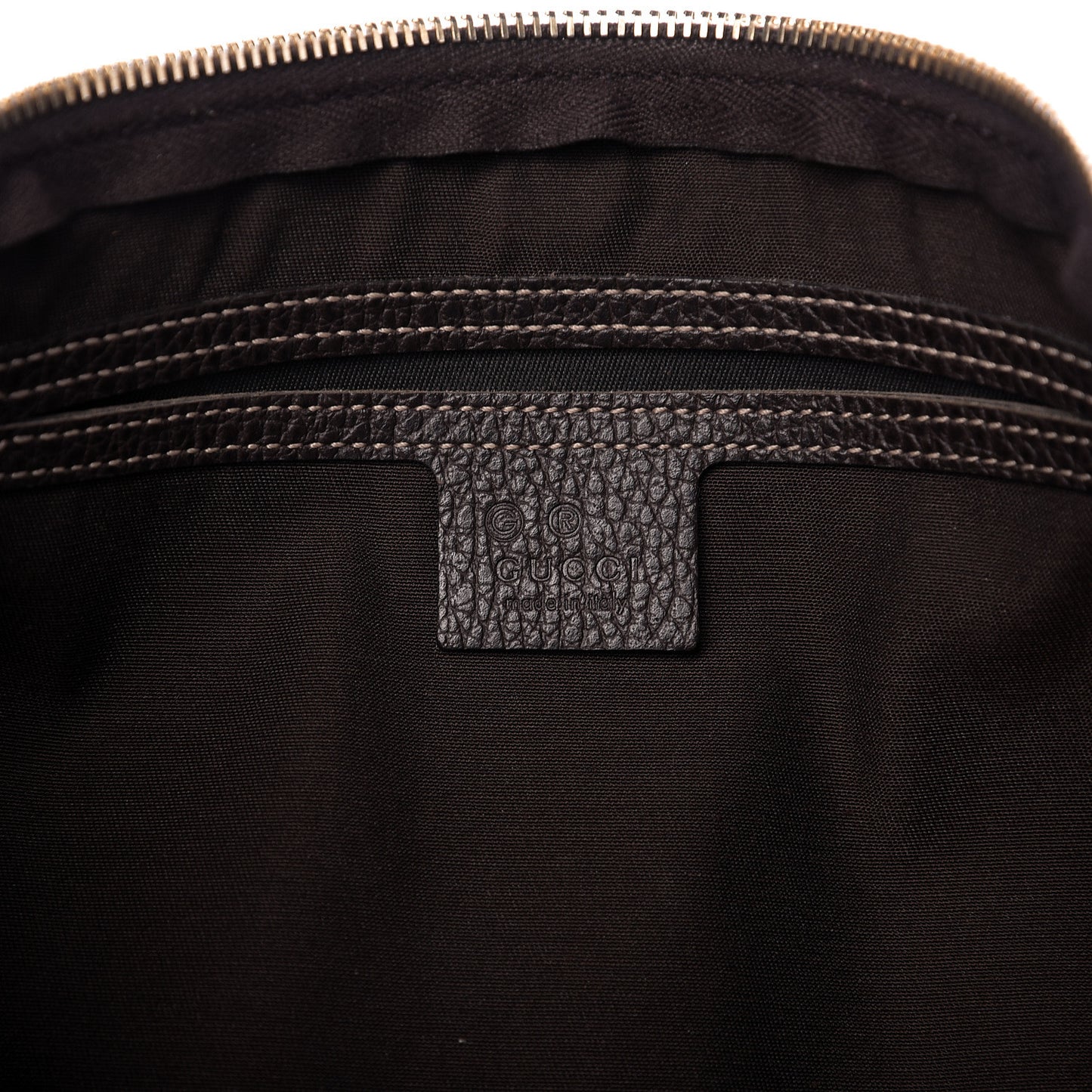 Crystal Monogram Medium Joy Boston Dark Brown