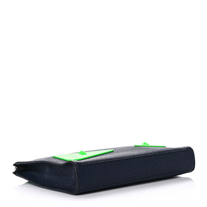 Fendi Vitello Monster Eyes Pouch Black Green 4 of 10