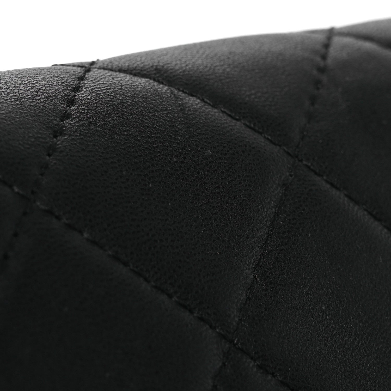 Chanel Lambskin Quilted CC Beauty Clutch Black 14 of 15
