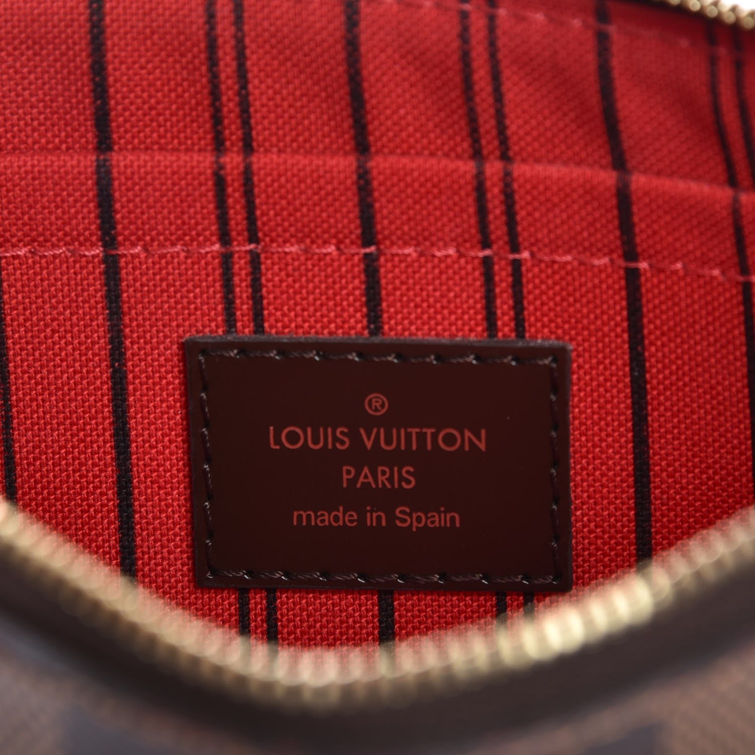 Louis Vuitton Damier Ebene Neverfull MM GM Pochette 6 of 7