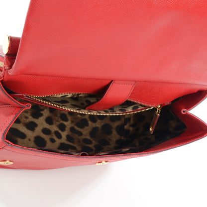 Dolce & Gabbana Dauphine Large Miss Sicily Satchel Red 5 of 7