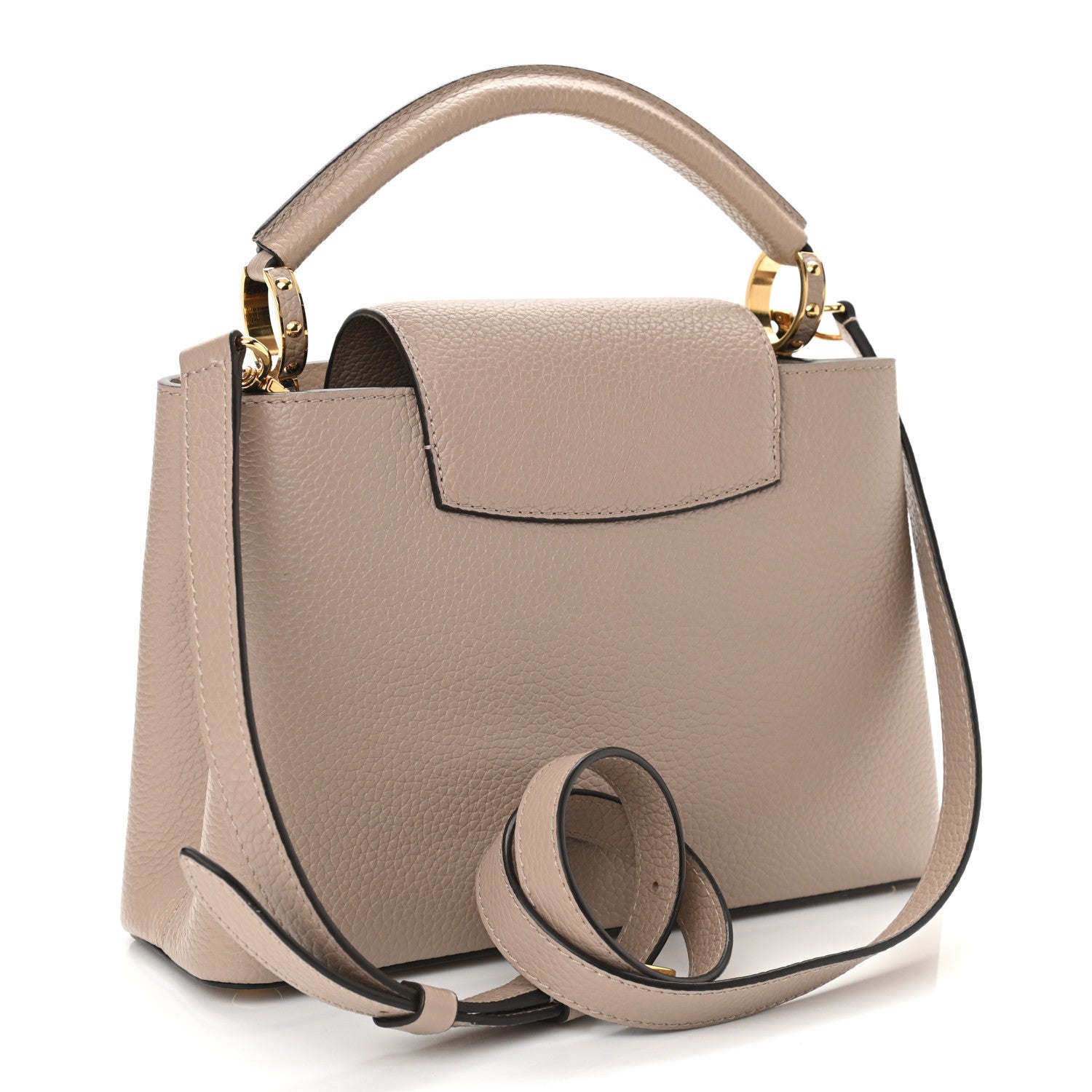 Louis Vuitton Taurillon Capucines BB Galet 3 of 9