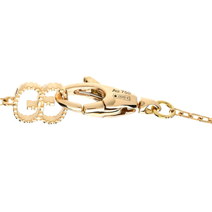 Gucci 18K Yellow Gold Diamond Le Marche Des Merveilles Butterfly Necklace 5 of 5