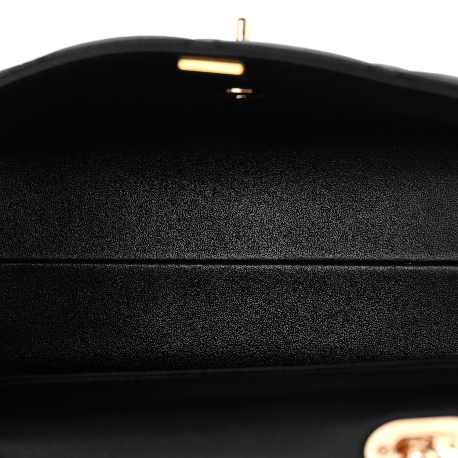 Chanel Caviar Quilted Medium Retro Twist Top Handle Flap Black 5 of 10