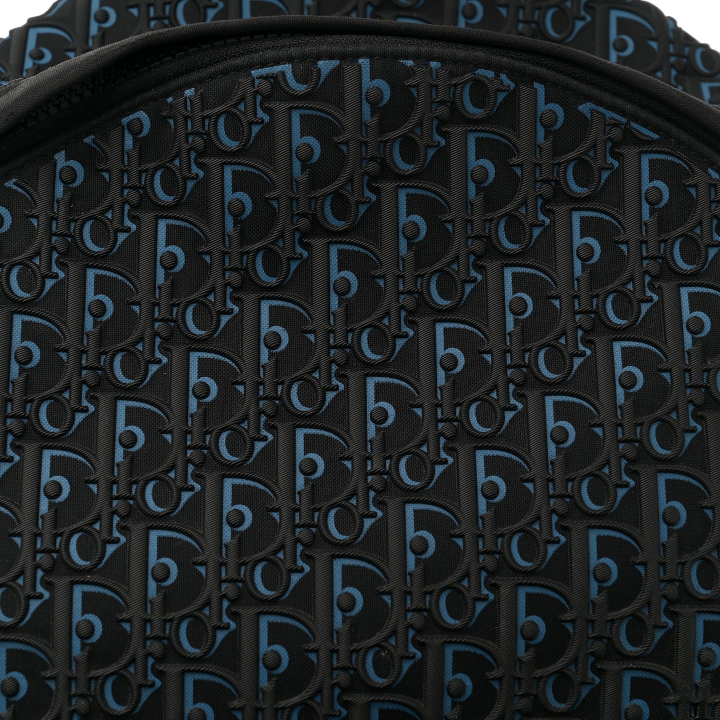 Oblique Rubber Rider Backpack Blue Black