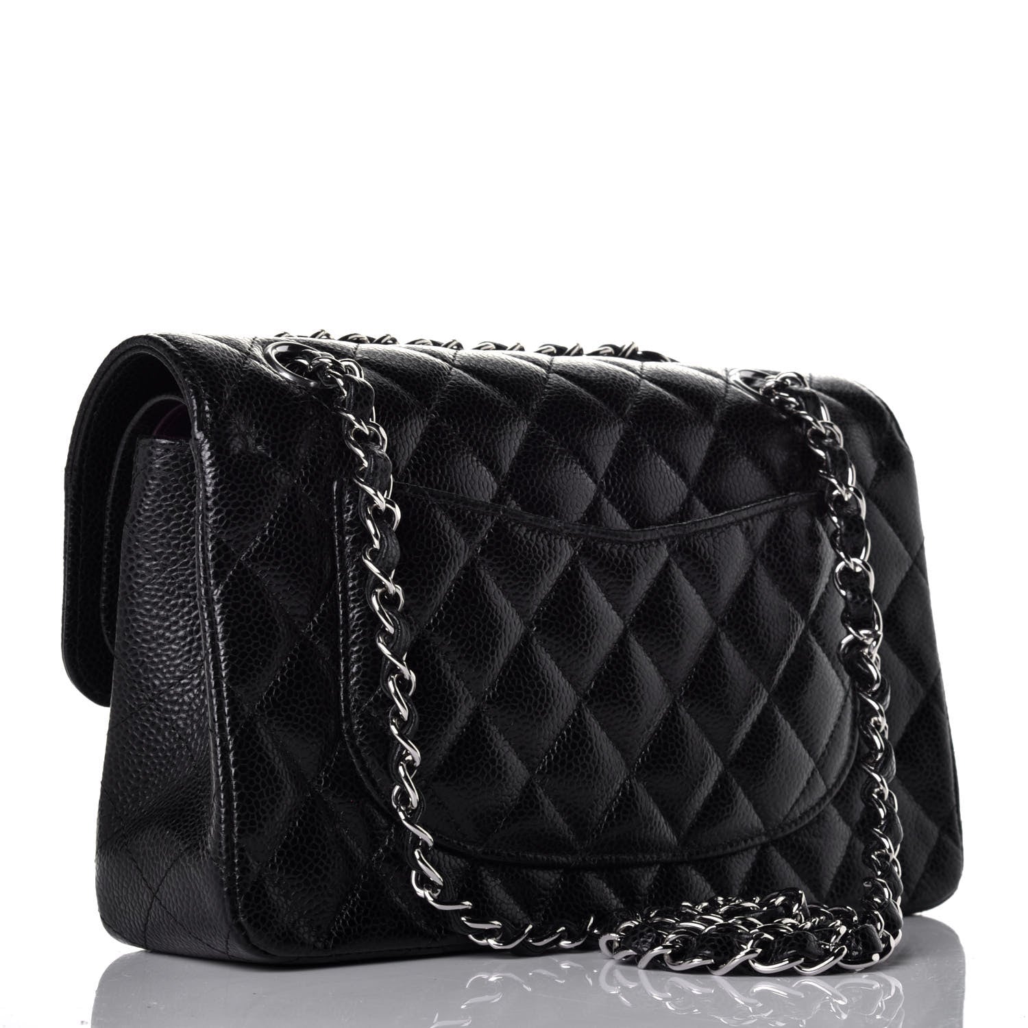 Chanel Caviar Quilted Small Double Flap Black 2 of 8