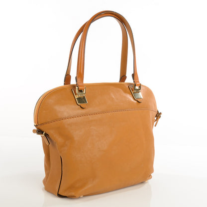 Chloe Grained Calfskin Large Angie Shoulder Bag Yellow 3 of 8