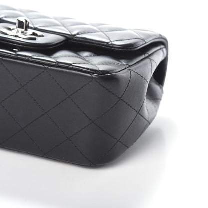 Chanel Lambskin Quilted Mini Square Flap Black 9 of 9