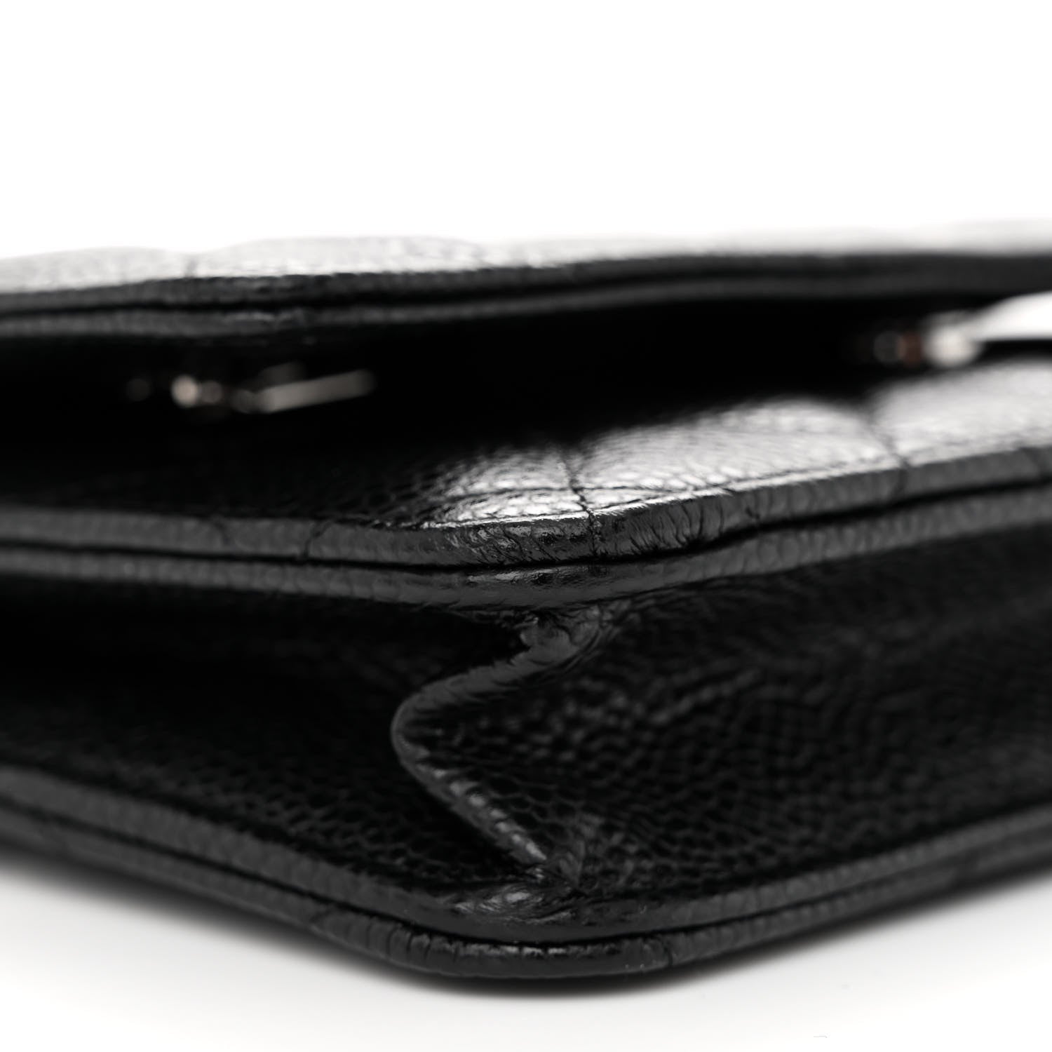 Chanel Caviar Quilted Wallet on Chain WOC Black 10 of 12