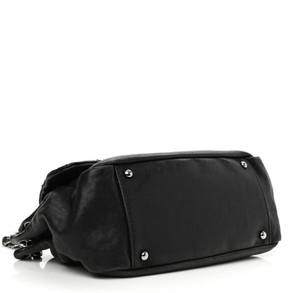 Chanel Calfskin Diamond Stitch Accordion Flap Black 4 of 9