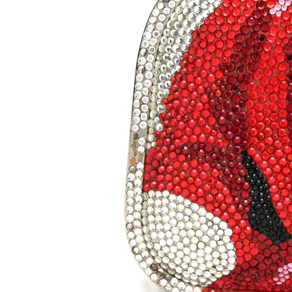 Judith Leiber Swarovski Crystal Flower Minaudiere Clutch 17 of 18