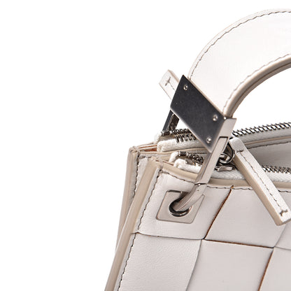 Bottega Veneta Nappa Maxi Intreccio Small Pouch White 7 of 9
