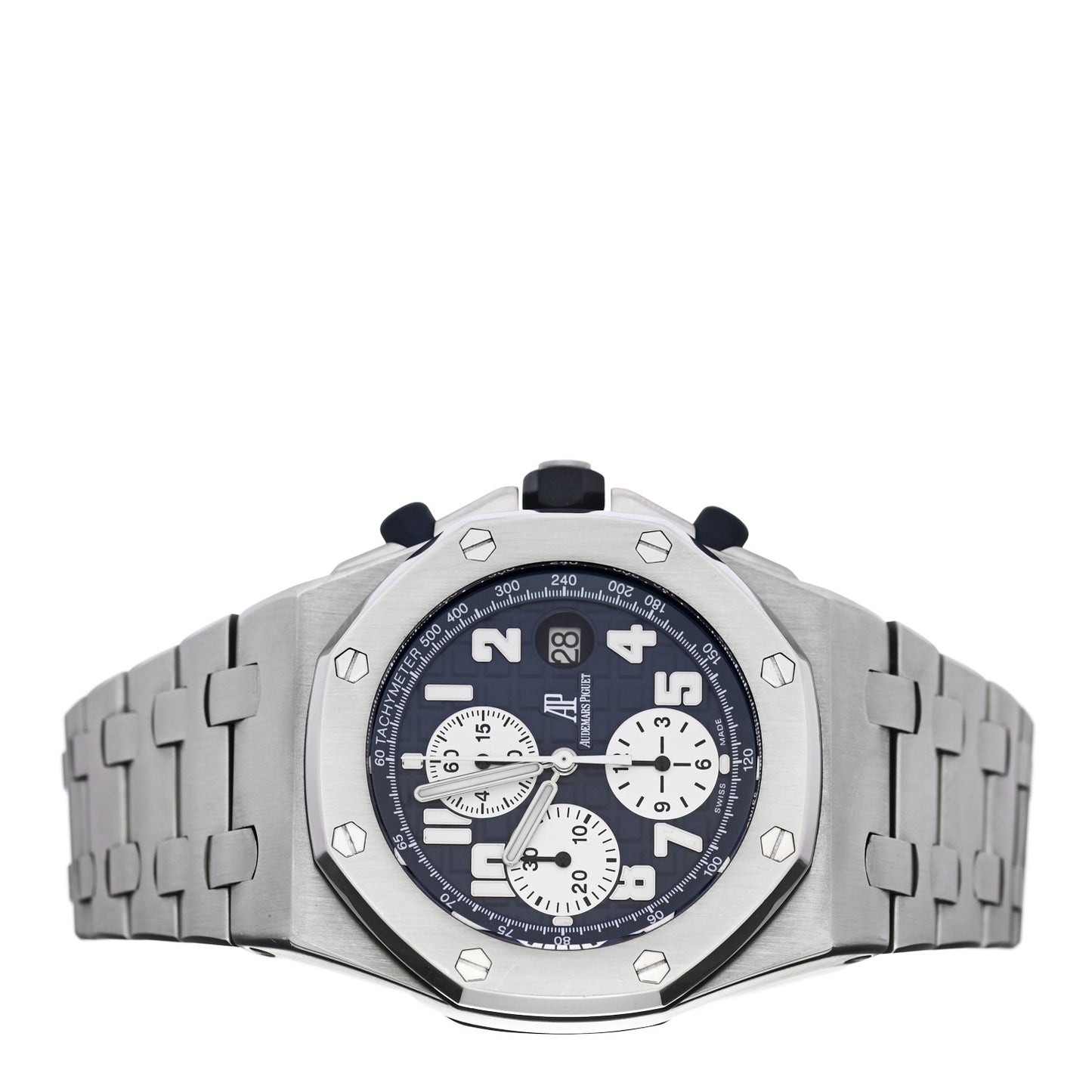 Stainless Steel 42mm Royal Oak Offshore Chronograph Automatic Watch Blue 26170ST.OO.1000ST.09