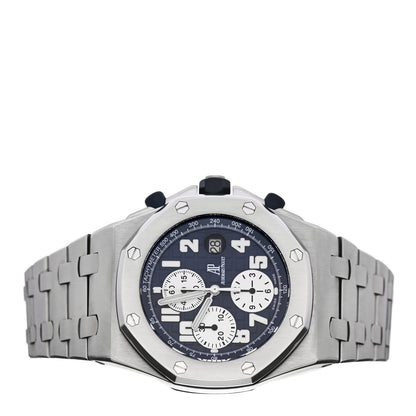 Audemars Piguet Stainless Steel 42mm Royal Oak Offshore Chronograph Automatic Watch Blue 26170ST.OO.1000ST.09 2 of 4