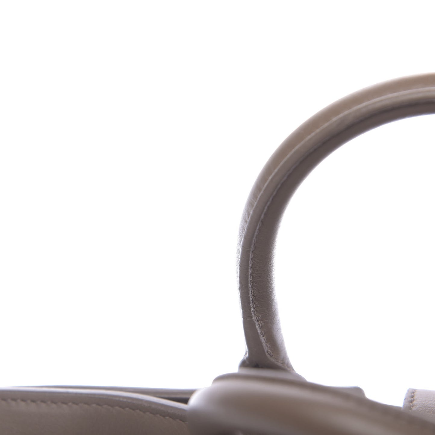 Calfskin Suede Small Monogram Downtown Cabas Taupe