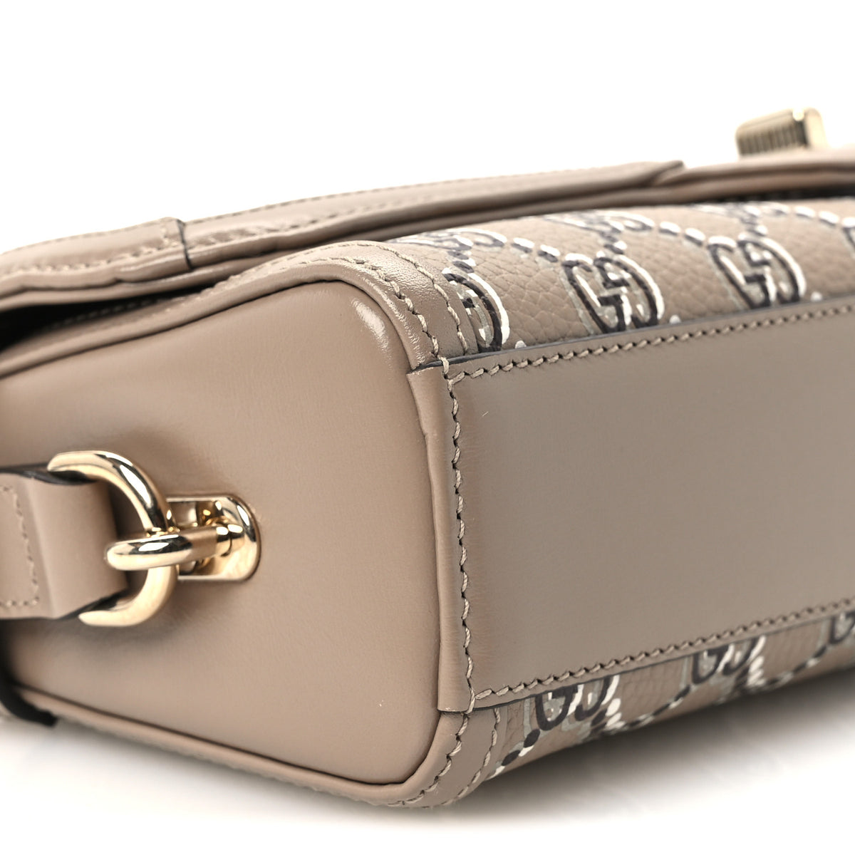 GG Shadow Monogram Small Luce Shoulder Bag Beige
