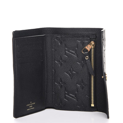 Louis Vuitton Empreinte Compact Curieuse Wallet Black 5 of 8