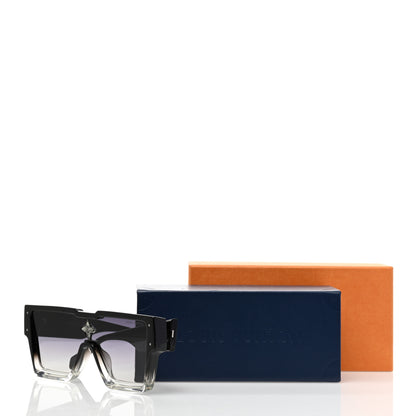 Louis Vuitton Acetate Swarovski Crystal Cyclone Sunglasses Z1736W Black 8 of 8